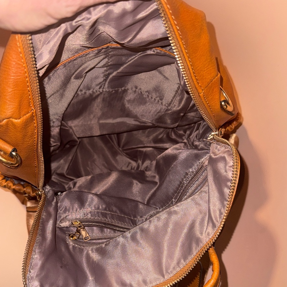 Tan Leather Backpack - Picture 3 of 5